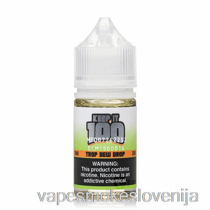Vape Za Enkratno Uporabo Trop Dew Drop - Keep It 100 Sol - 30 Ml 30 Mg